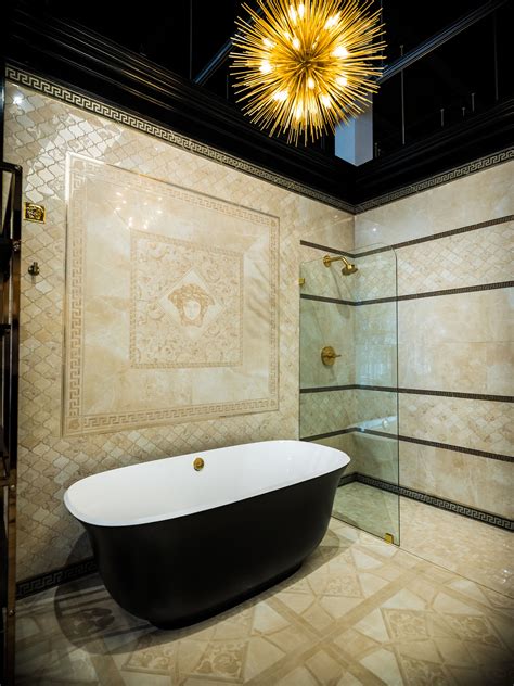 flor decor pavimento versace|versace bathroom tiles.